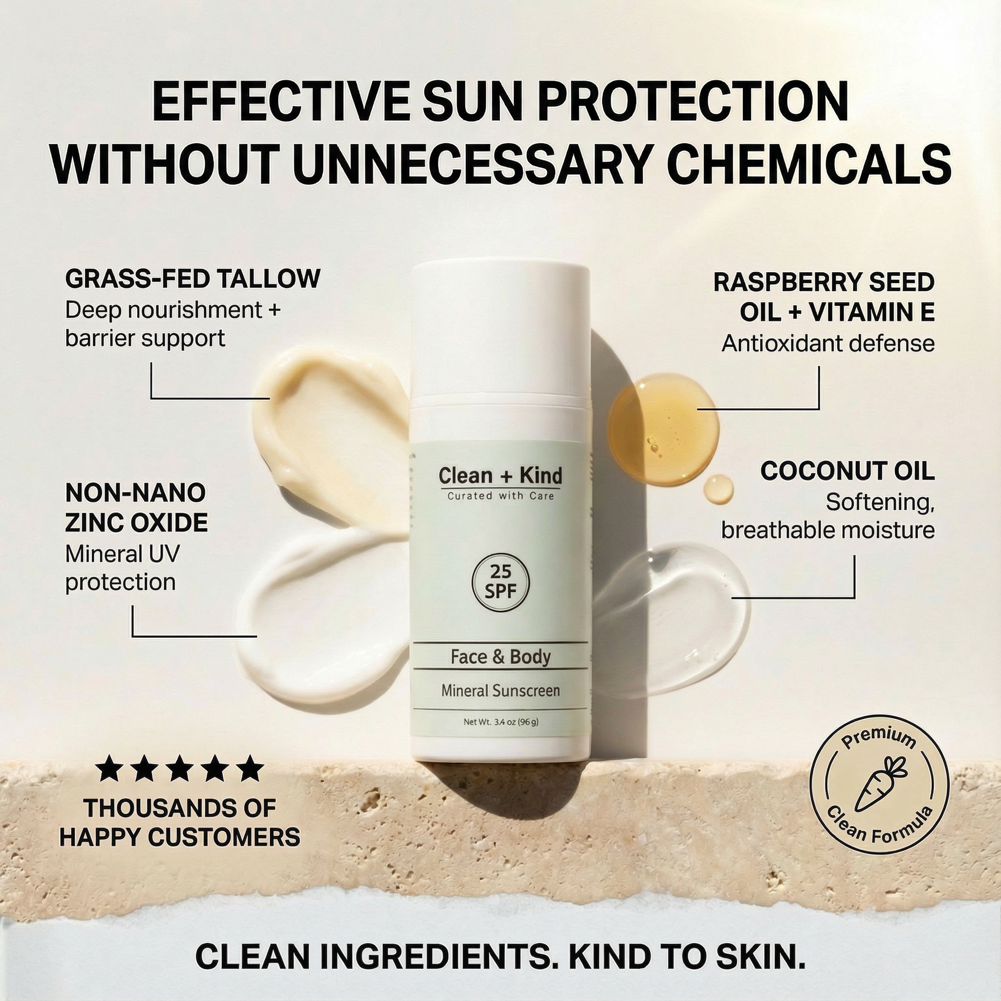 Tallow Mineral Sunscreen