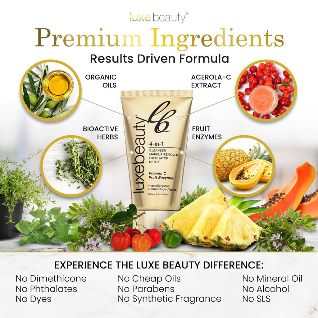 Travel-Sized 4 in 1 Vegan Skin Cleanser