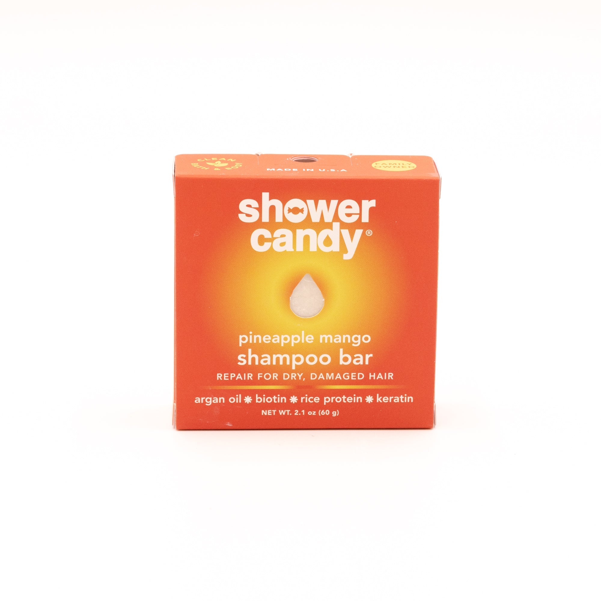 Shower Candy Pineapple Mango Shampoo Bar – Repair for Dry, Damaged Hair