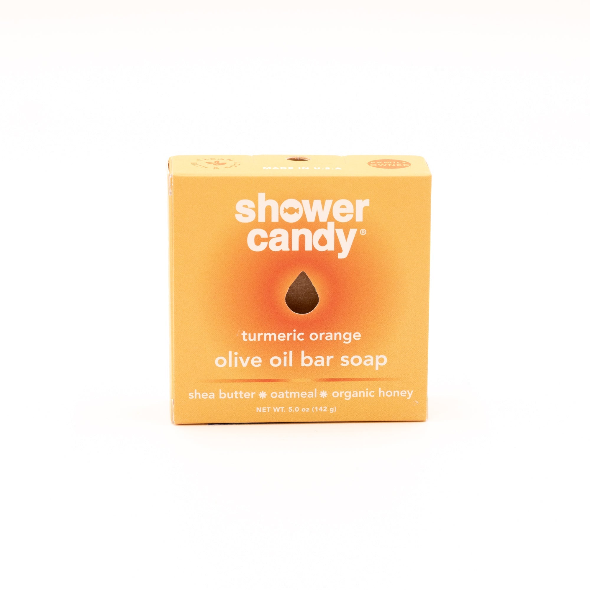 Shower Candy Turmeric Orange Bar Soap – Brightening Olive Oil Cleanse